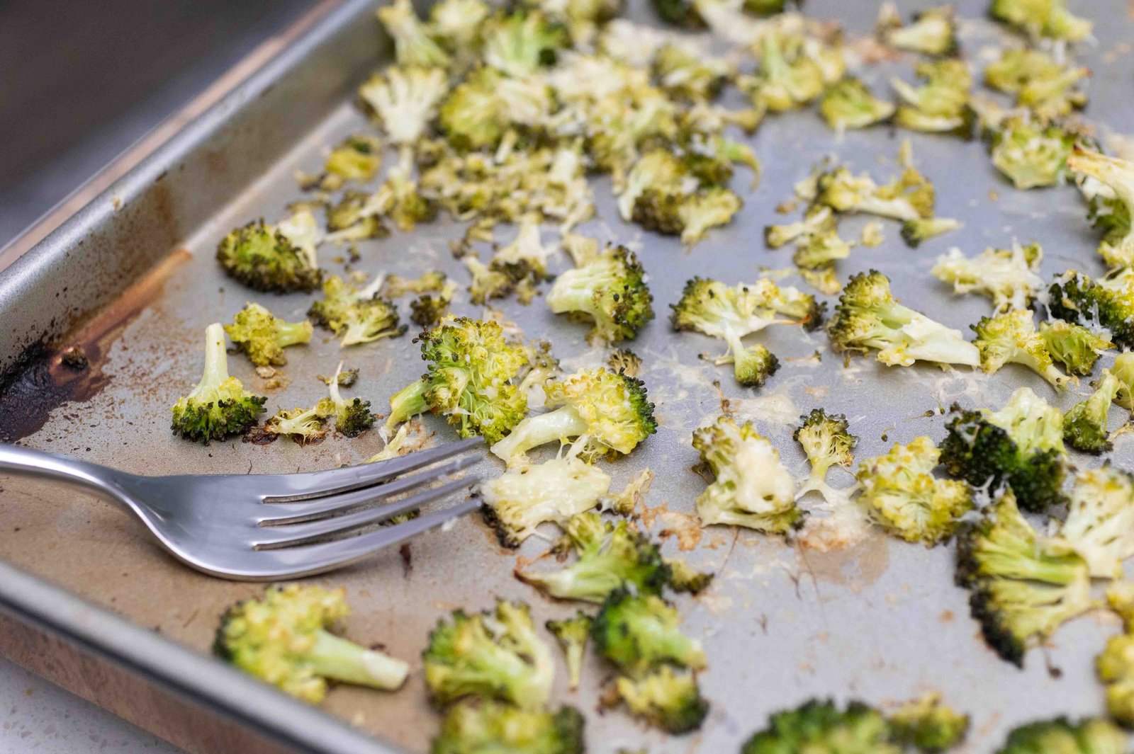 Roasted Broccoli with lemon and griffin 