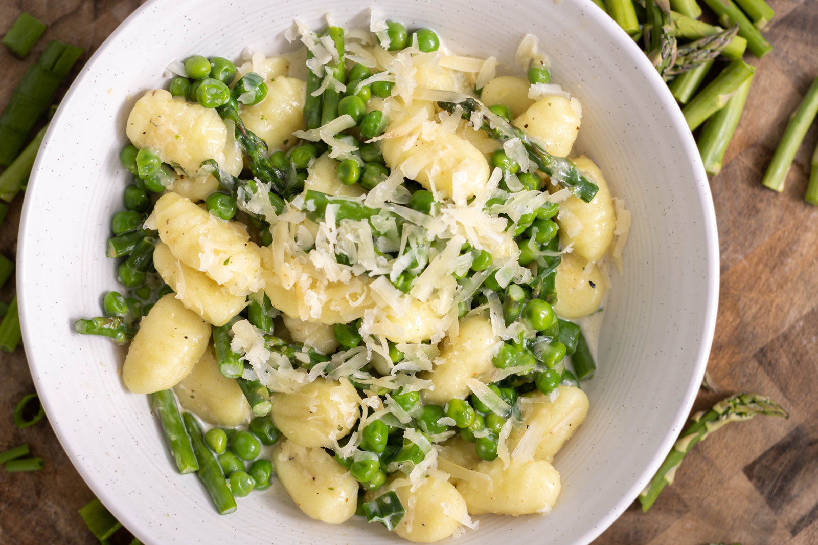 Vegetable Gnocchi with Thomasville Tomme 