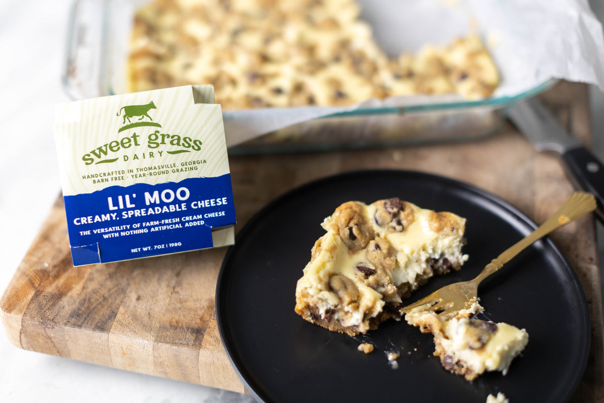 Lil' Moo Chocolate Chip Cookie Bars - Sweet Grass Dairy
