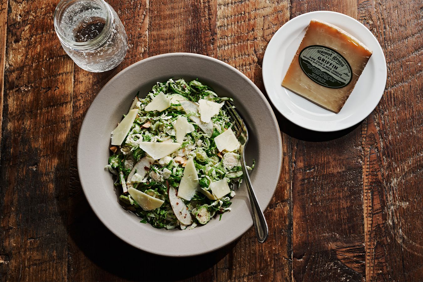 Shaved Brussels Sprouts Salad with Griffin