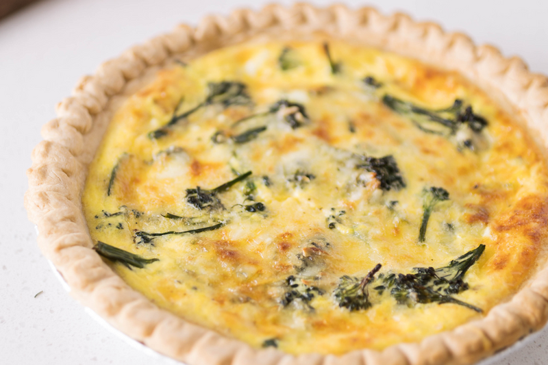 Thomasville Tomme & Broccoli Quiche - Sweet Grass Dairy