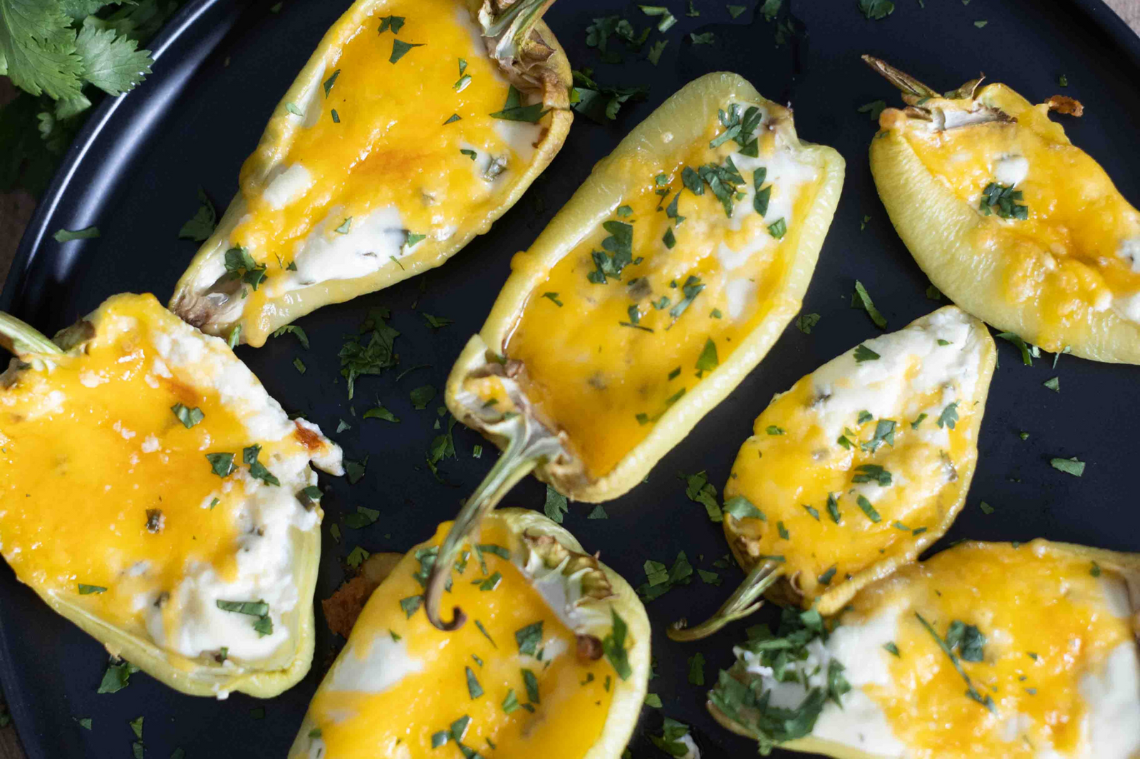 Lil' Moo Garlic & Chive Stuffed Peppers