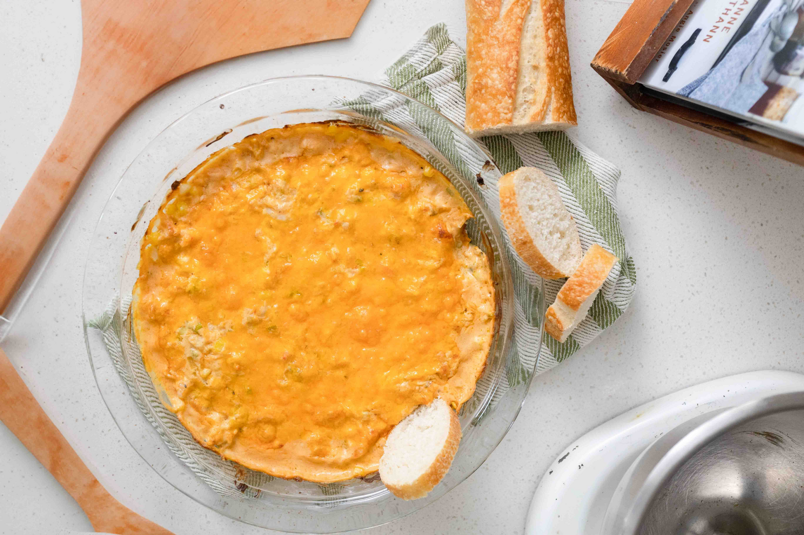 Shrimp & Corn Dip with Lil' Moo and Thomasville Tomme 