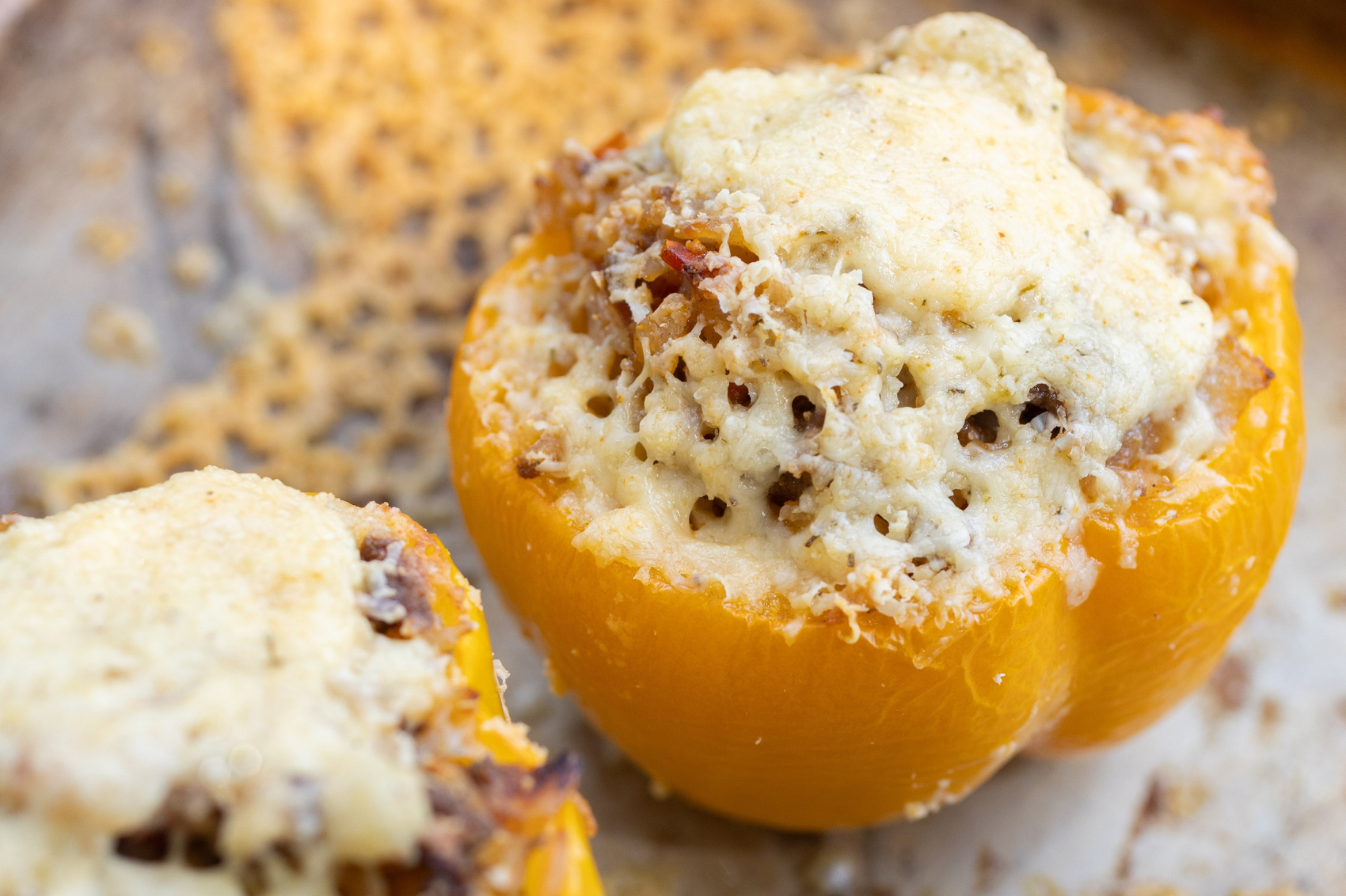 stuffed peppers with heat cheese