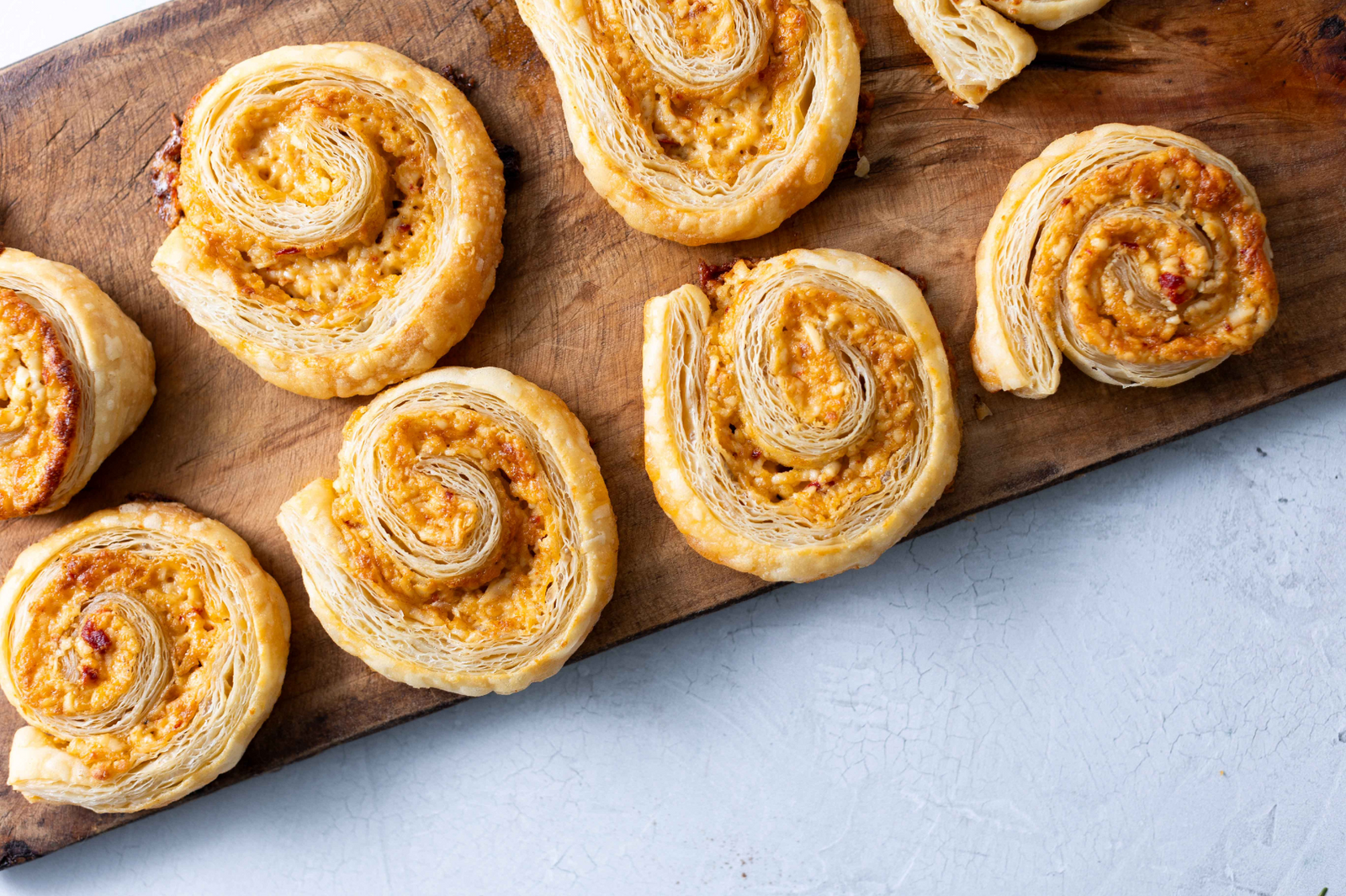 Baked Pimento Cheese Pinwheels 