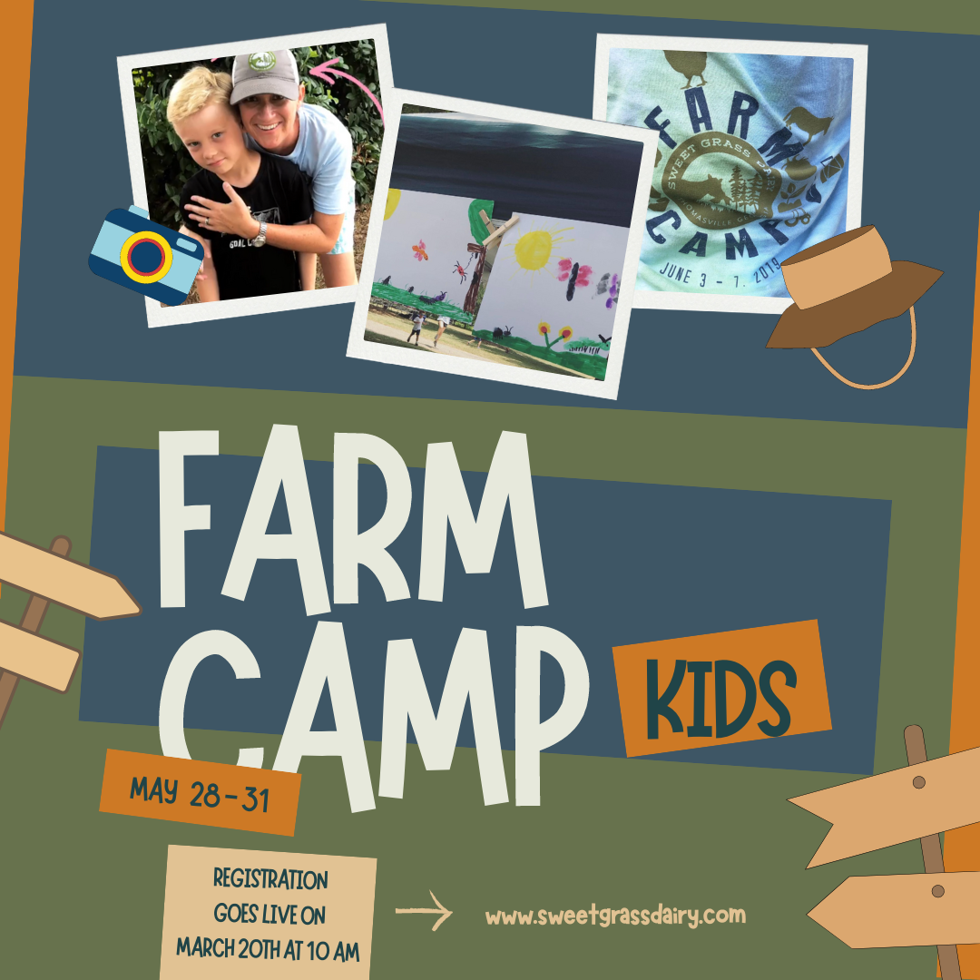 Sweet Grass Dairy Farm Camp 2024!