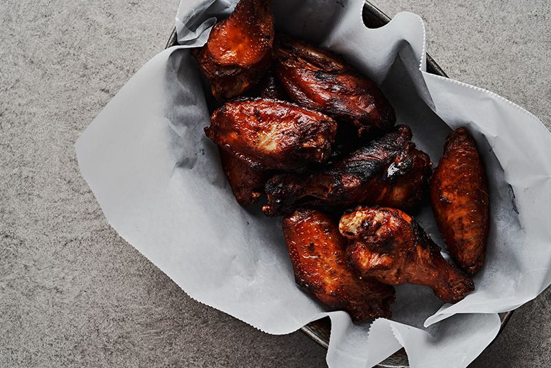 Wings at Sweet Grass Dairy Cheese Shop