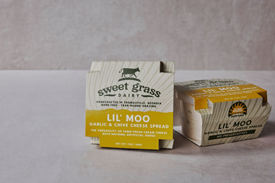 Lil' Moo Garlic & Chive in packaging