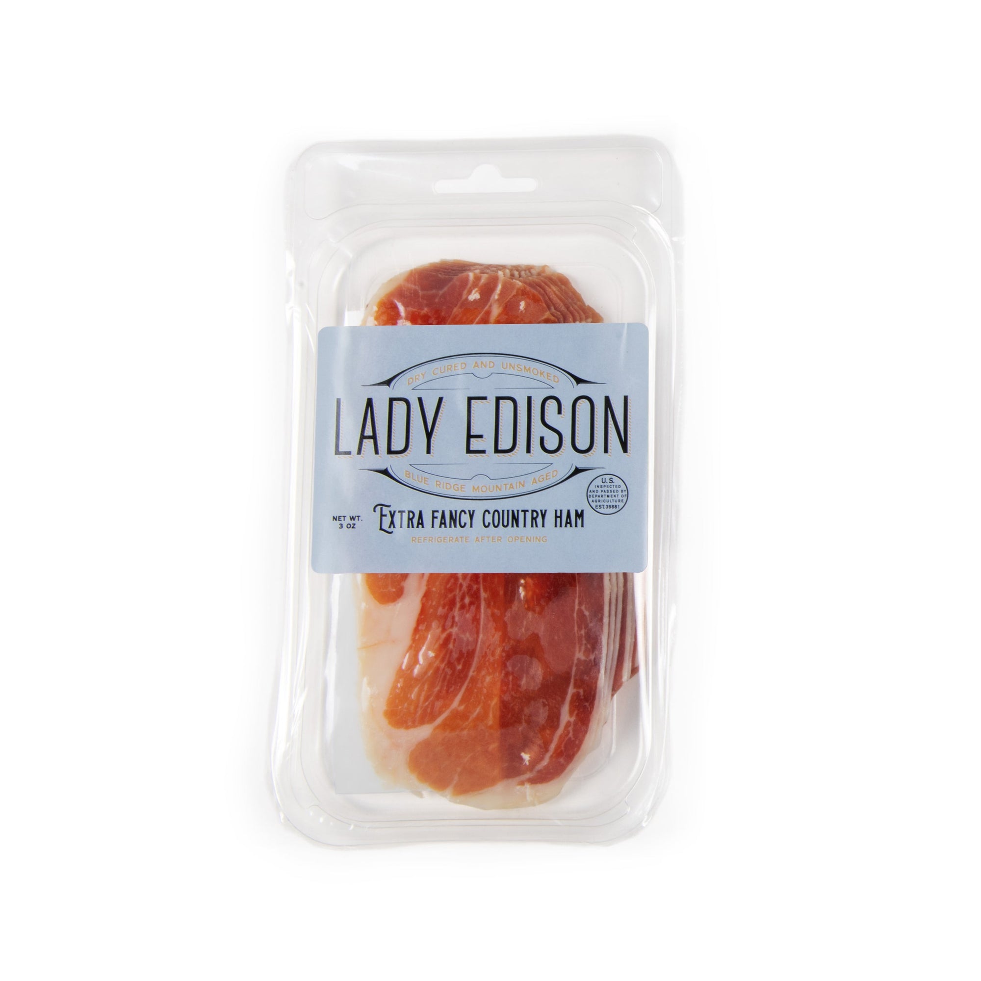 Lady Edison Extra Fancy Country Ham made in North Carolina. 